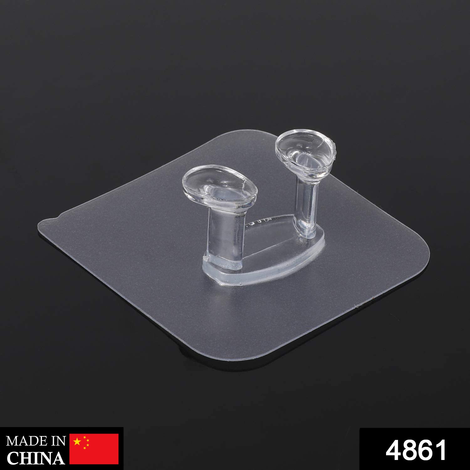 4861 Transparent Multi-Function Wall Storage Hooks 4861 Transparent Multi-Function Wall Storage Hooks